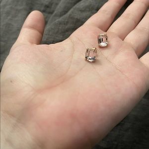 Coach rose gold earrings never worn